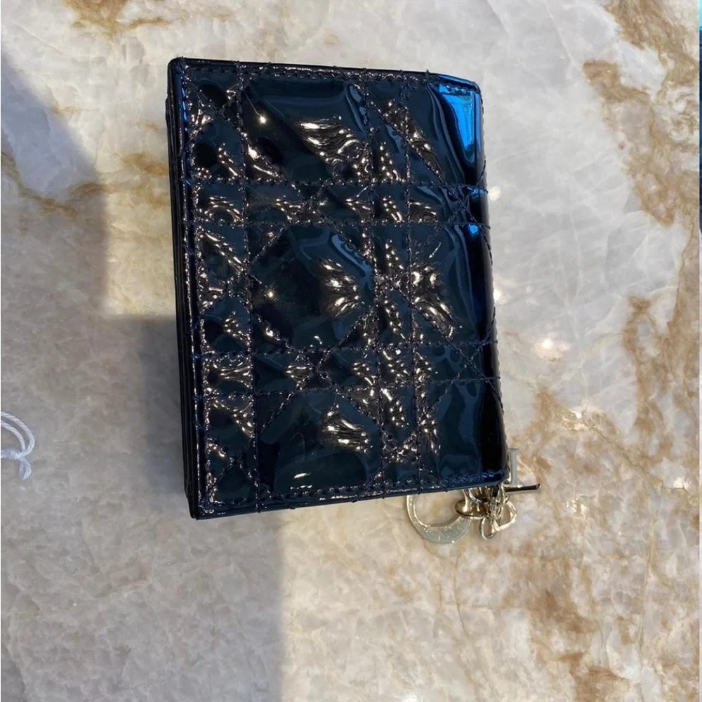 Lady Dior Lotus Wallet
